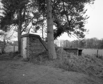 View of air raid shelter