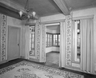 Interior. View of dining room from N