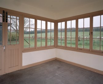 Interior. View of conservatory from N