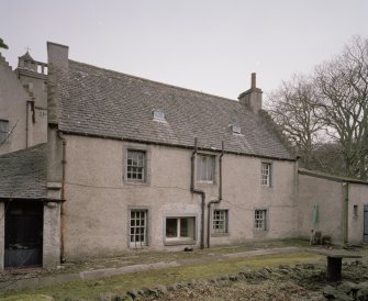 View of cottage wing from NW
