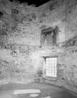 Interior showing fireplace