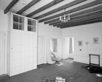 Interior. Second floor bedroom showing fitted cupboards