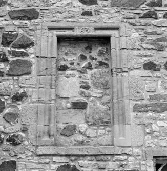 Detail of 1631 blocked window