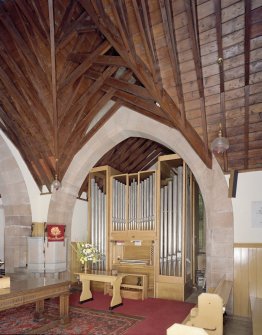 Interior. Detail of organ.