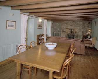 Interior. View of cottage sitting room