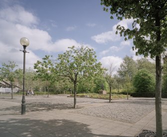 View of Atlas Square from SW