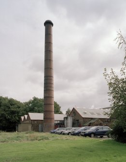 View of chimney and laundry from NW.