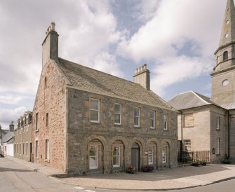 View of E town house from ENE