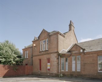 View of station house from NW