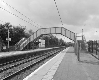 View of footbridge from NE