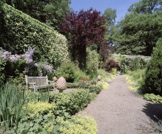 View of W  terrace from S