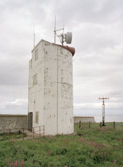 View of foghorn tower from ESE