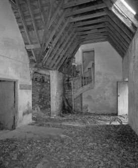 Interior. View of S hallway