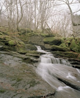 View of embankment from NE
