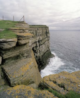 View of cliffs from N.