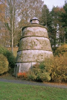 View beehive shaped dovecot from SW