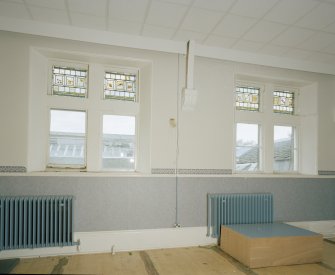 Detail of recreation hall windows