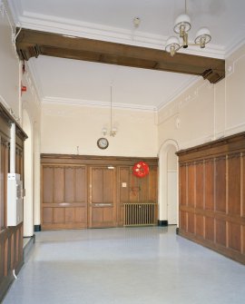 View of W house E entrance from N