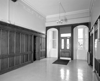 View of W house E entrance from S