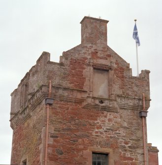 Detail of tower upperworks N side