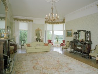 Interior. View of drawing room from NE