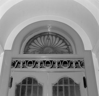 Interior. Entrance hall Detail of specimen doorway