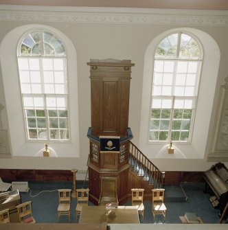 Interior. Pulpit from gallery