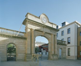 General view from SW showing gateway