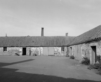 Steading courtyard from W