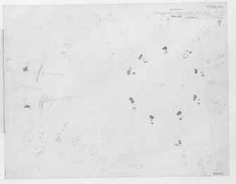 Survey drawing; Lochbuie stone circle and standing stones. Scan of photographic copy.