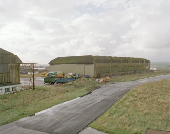 General view from NE of southwestern C1 type hangar.