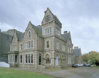 View of N wing former Bishop's Palace from NE