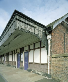 Detail of awning of S-bound platform