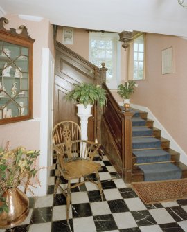 Interior.
Timber staircase, general view.