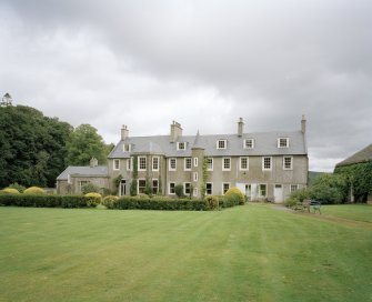 View from West showing garden front