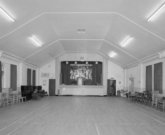 Interior, view of hall from East