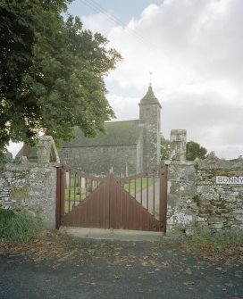 View of gate from N.