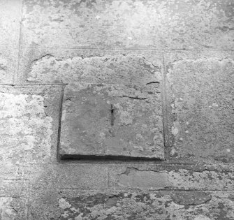 Detail of sundial.