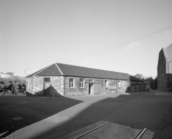 View from South East of gatehouse and offices