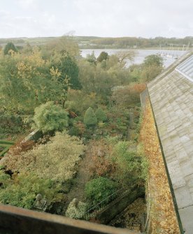 View of garden from first floor of house