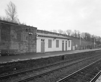 View from NNW showing up platform waiting room.