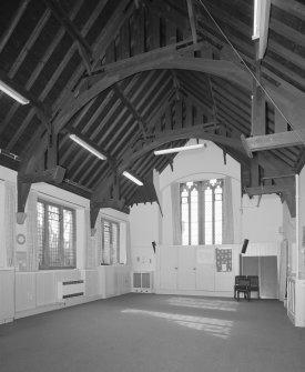 Interior, view of church hall