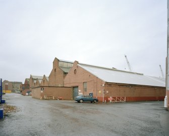 View from SE of former Plumbers' shops