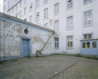 View of courtyard from NE