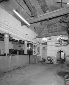 Interior, engine house from NE.