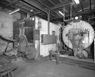 Interior, view of boiler house