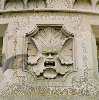 Detail of carved head