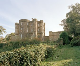 General view from WNW showing the garden front