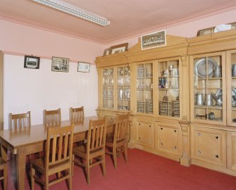 Interior, view of office from E showing plate cabinet