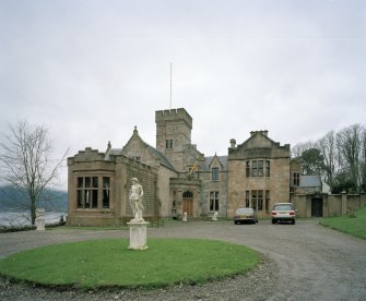 View from South of entrance front